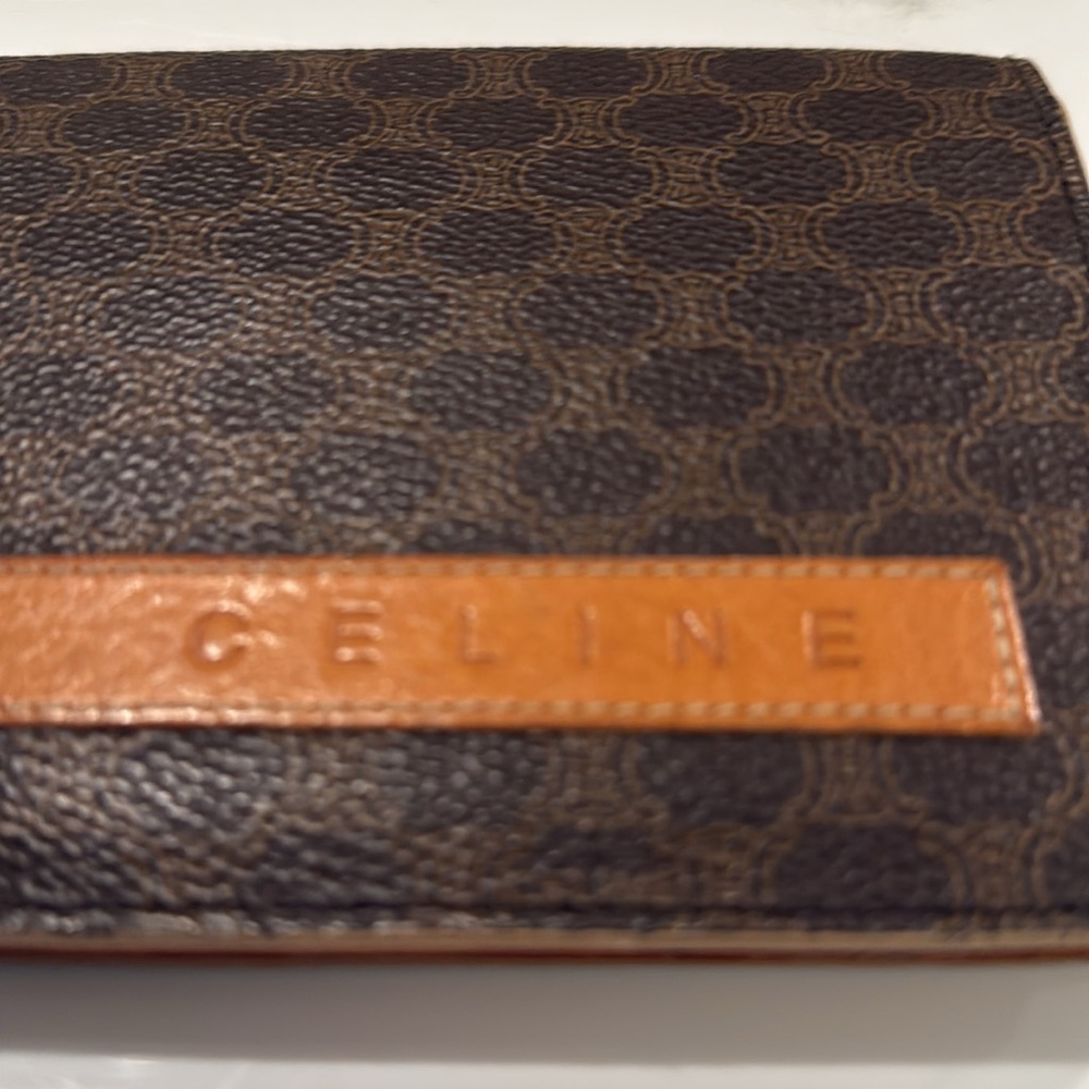 Celine Macadam Long Slim Bifold Wallet with Vachetta Leather - Picture 6 of 9